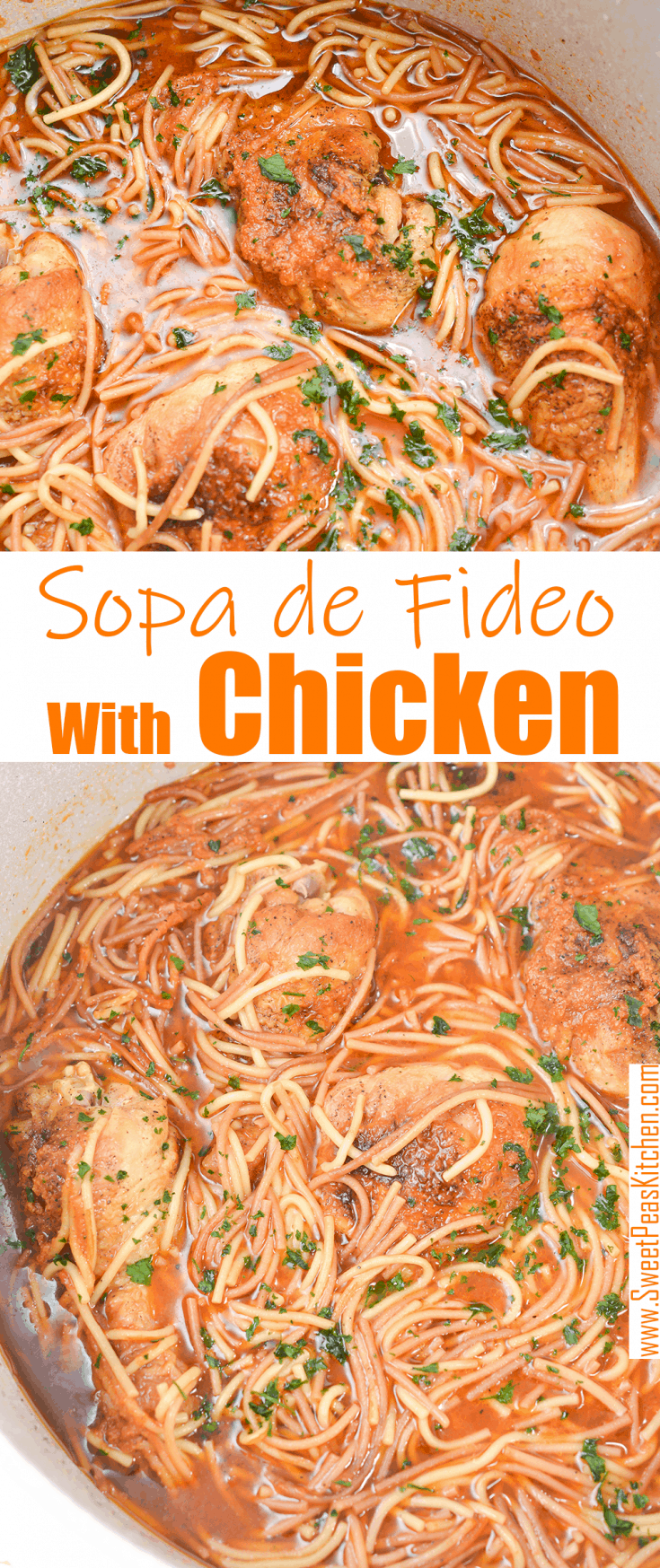 Sopa De Fideo With Chicken Sweet Pea S Kitchen