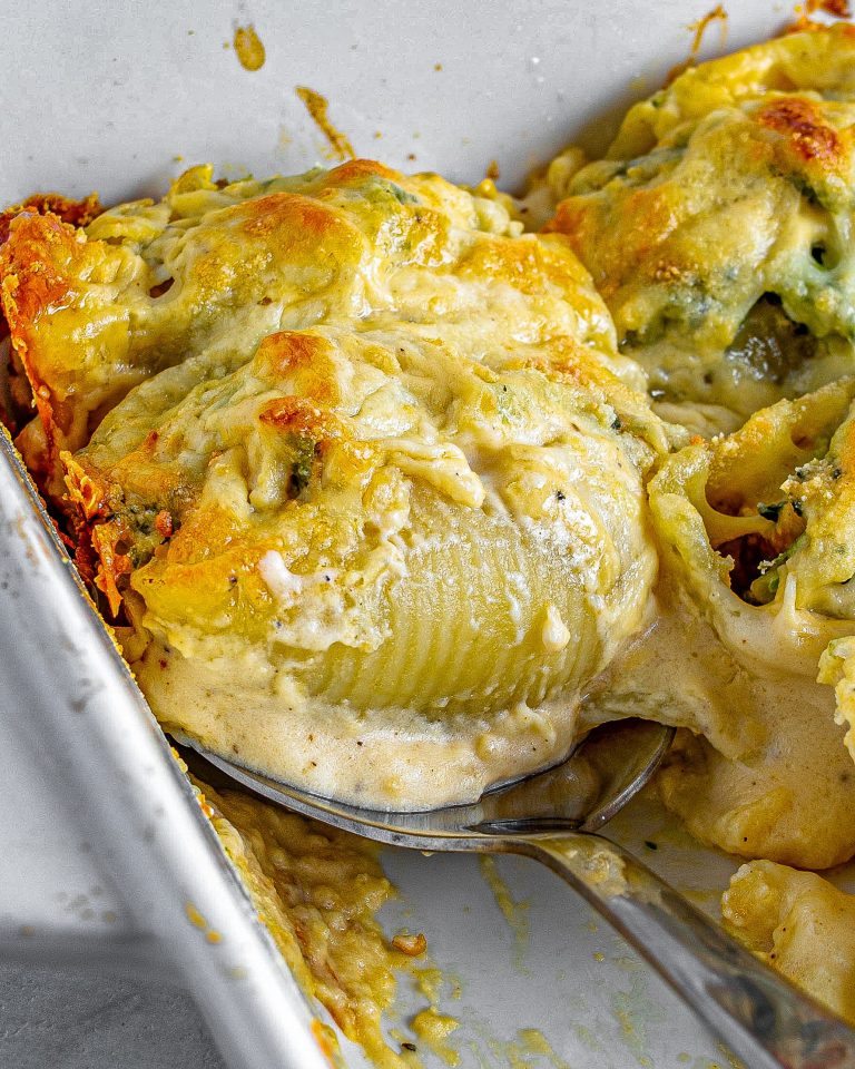 Chicken Broccoli Alfredo Stuffed Shells Sweet Pea S Kitchen