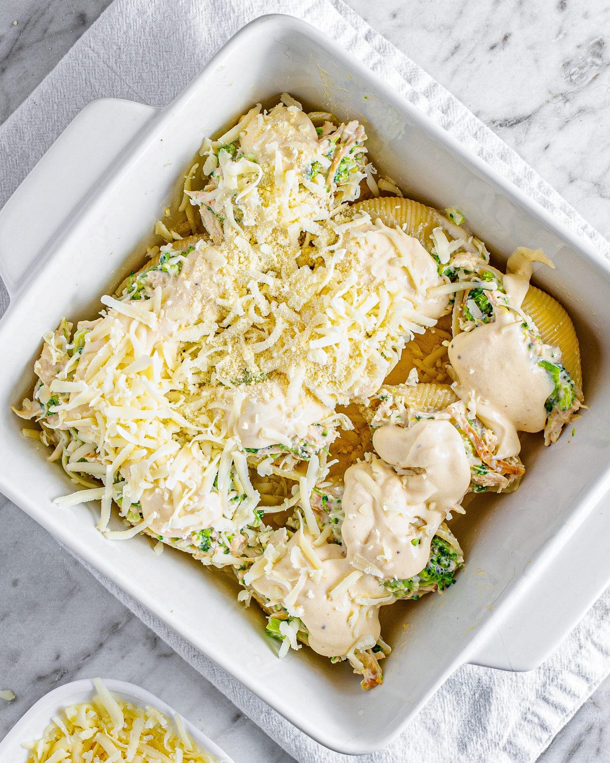 Chicken Broccoli Alfredo Stuffed Shells Sweet Pea S Kitchen