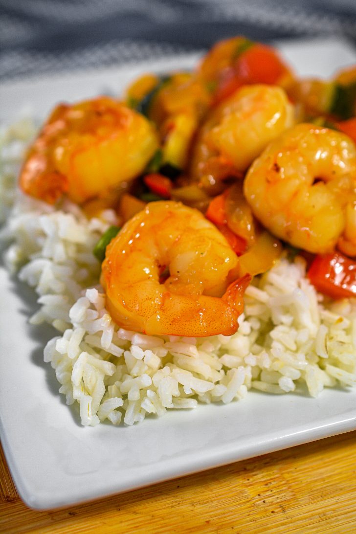 Sweet Chili Shrimp Stir Fry Sweet Pea S Kitchen