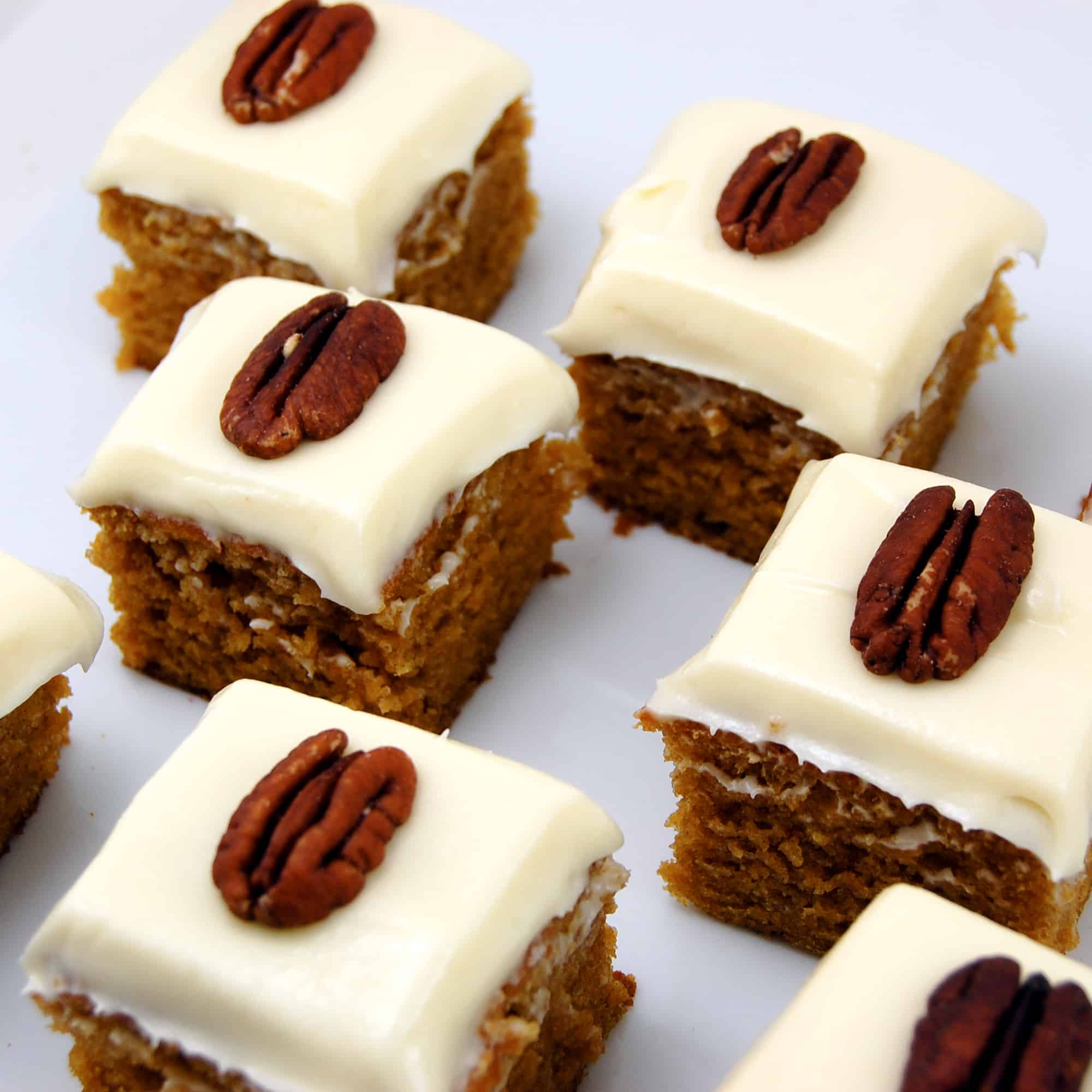 pumpkin bars with cream cheese frosting