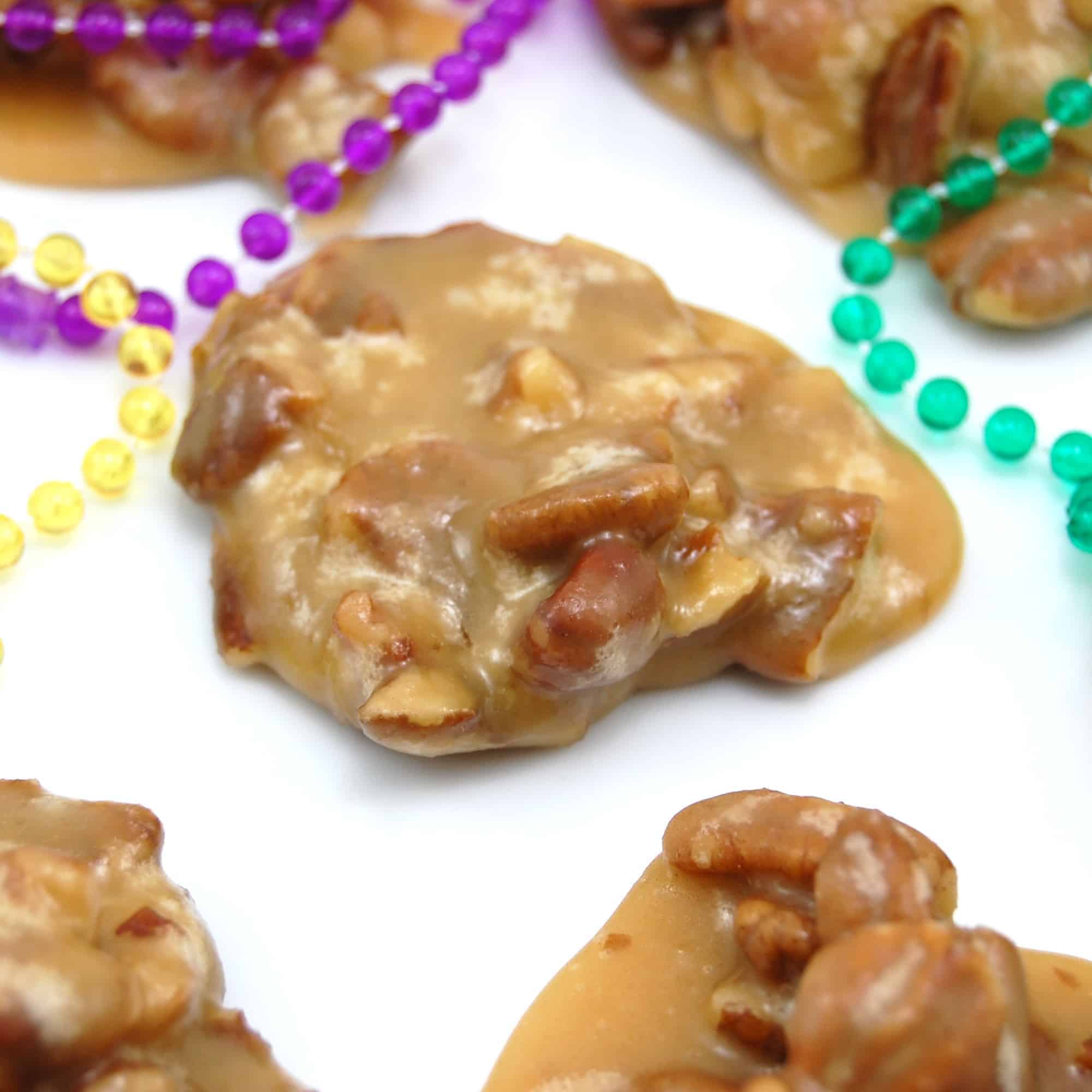 Pecan Pralines ready to eat