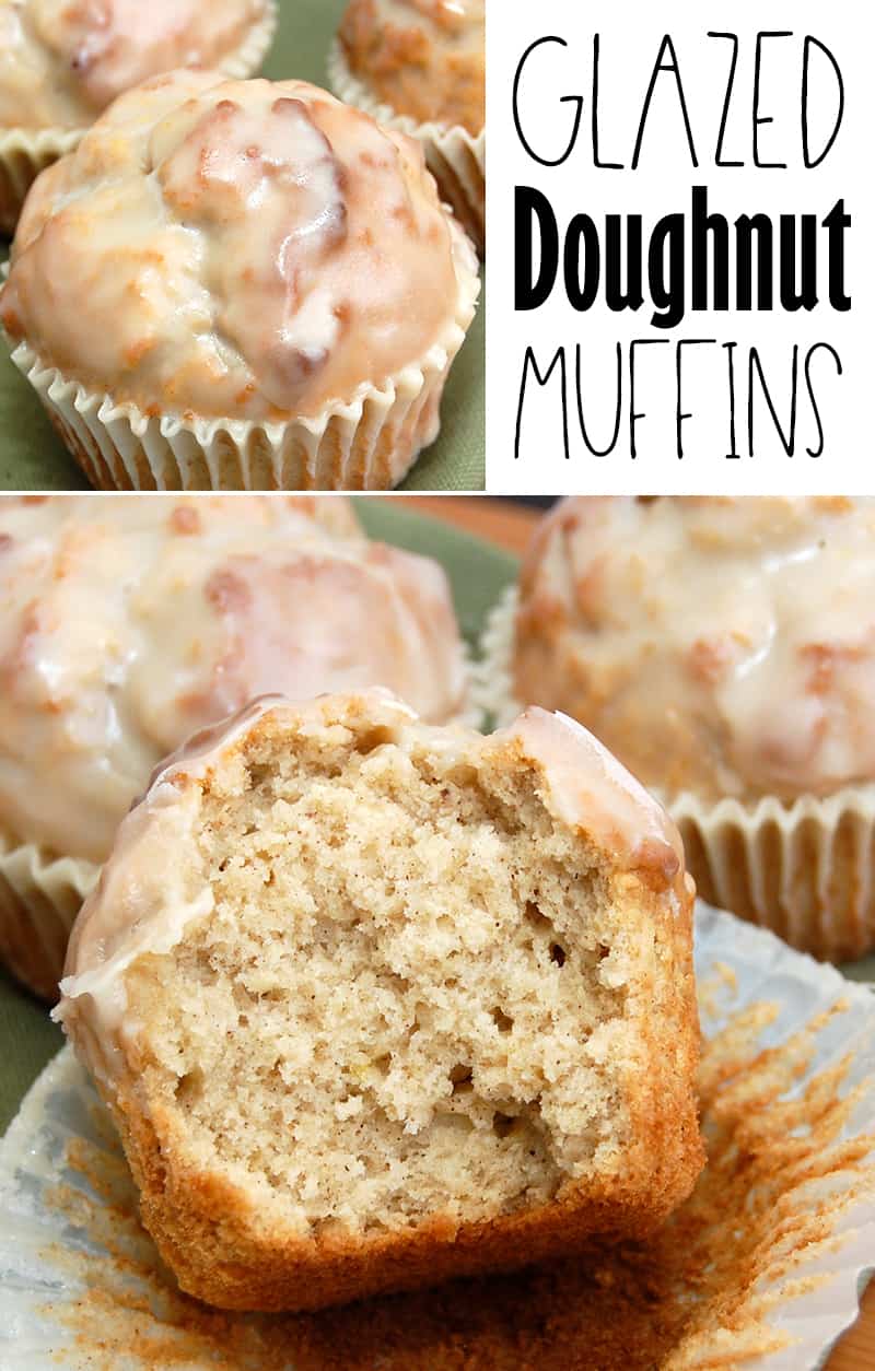 Glazed Donut Muffins Recipe - Sweet Pea's Kitchen