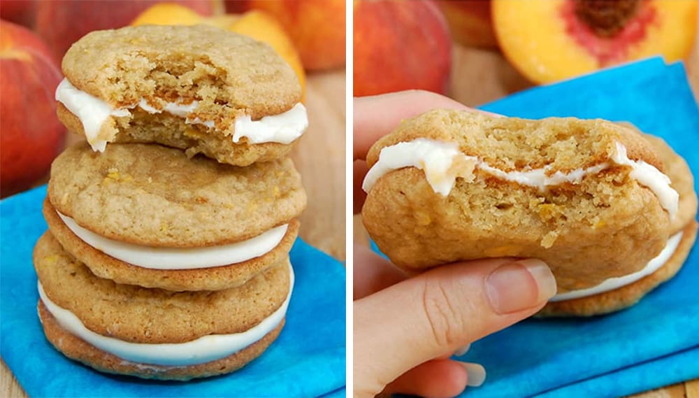 Peaches and Cream Whoopie Pies