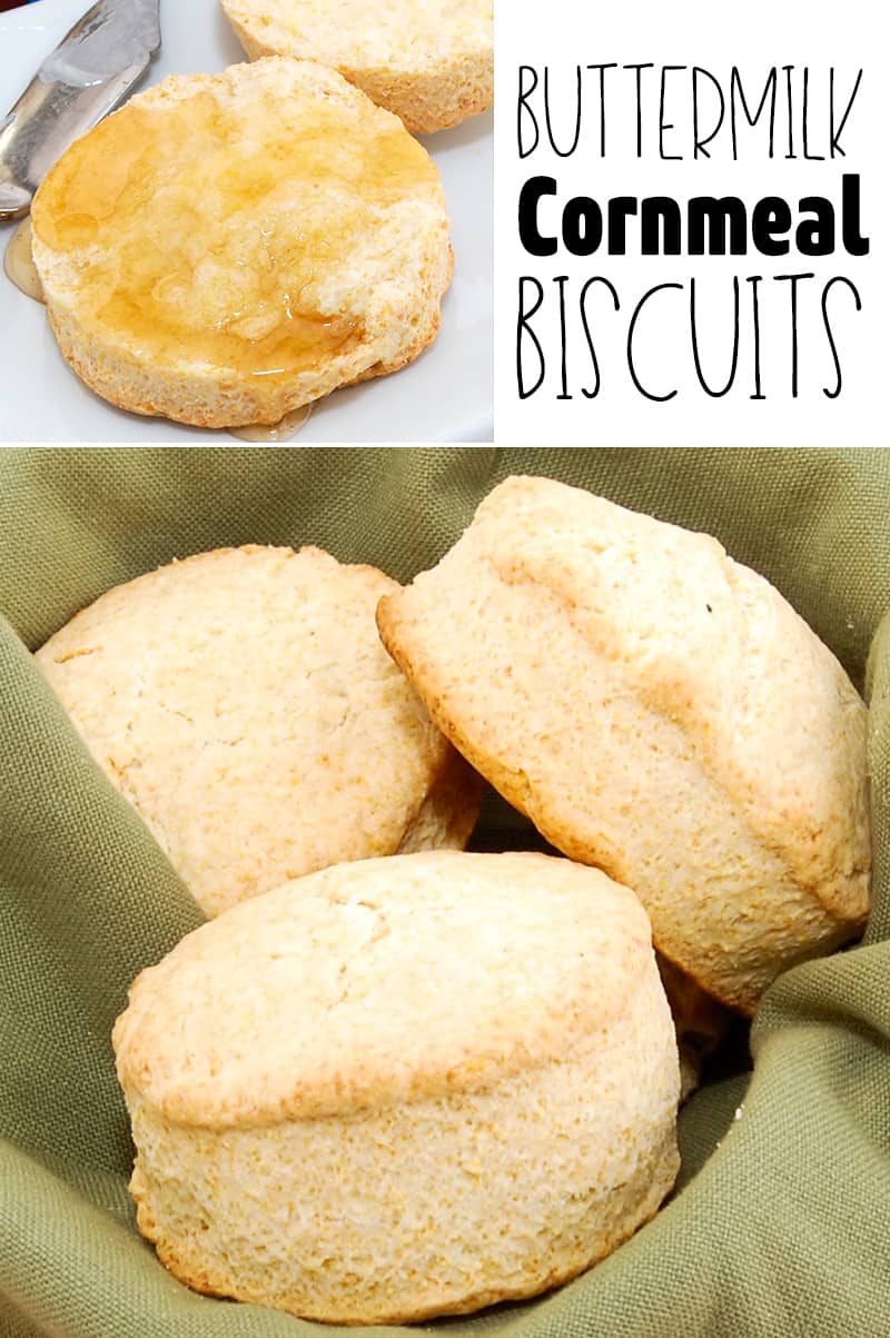 Homemade Buttermilk Biscuits With Cornmeal Recipe