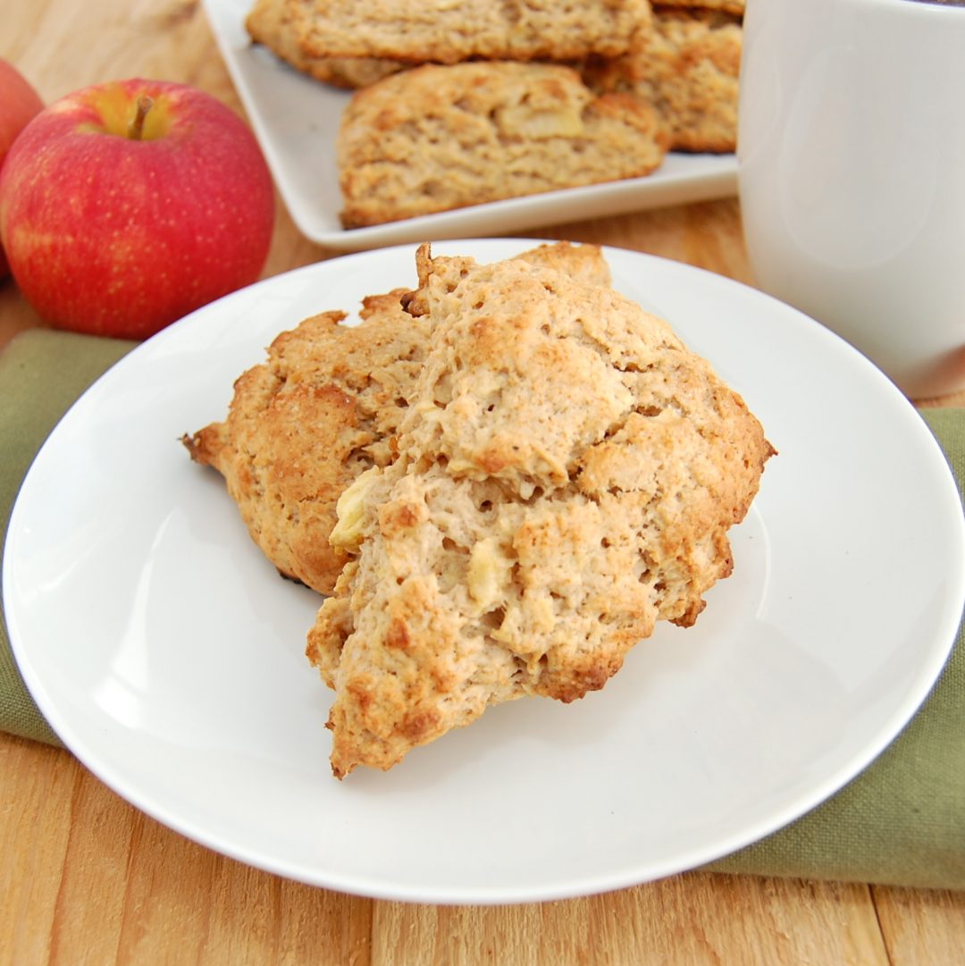 Apple Cinnamon Oatmeal Scones - Sweet Pea's Kitchen