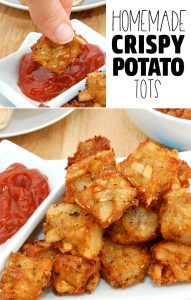 Homemade Crispy Potato Tots (Tater Tots) | Sweet Pea's Kitchen