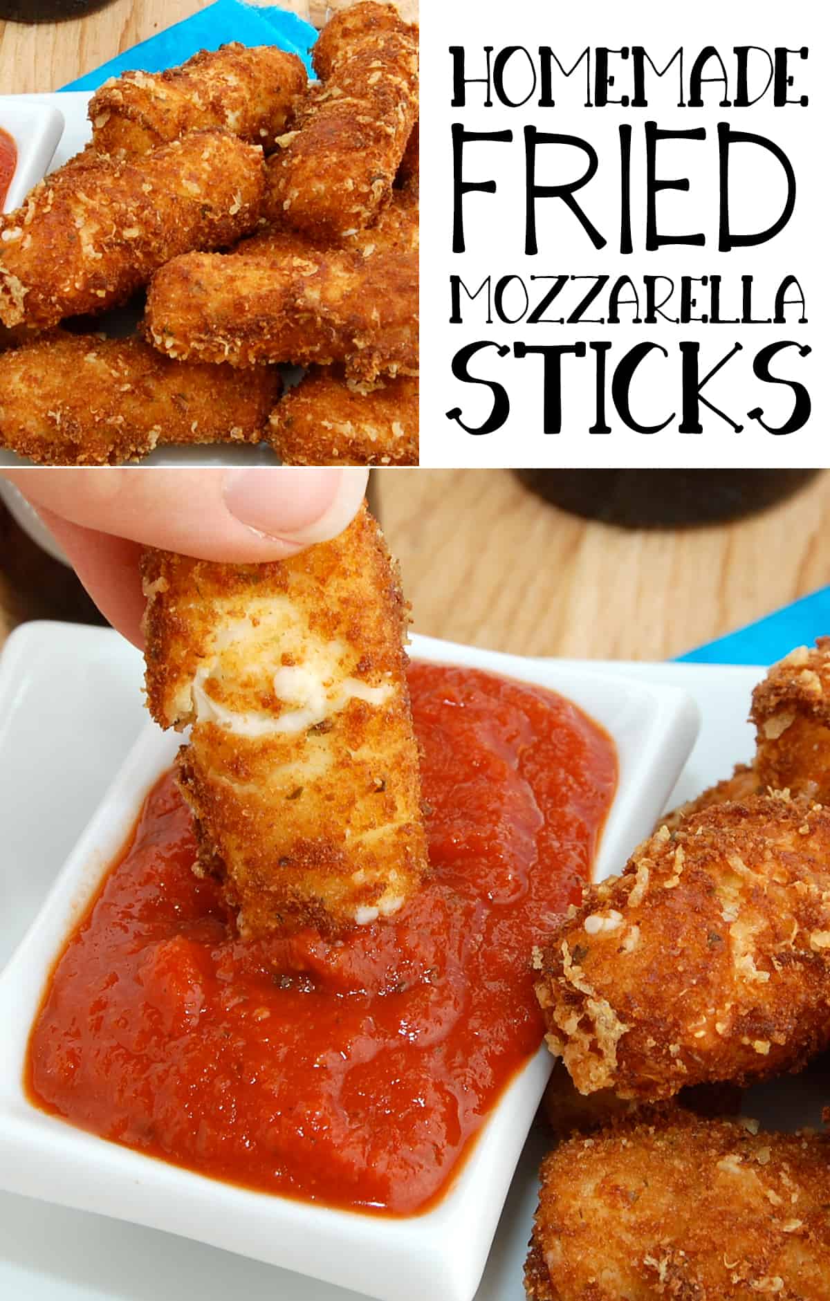 Homemade Fried Mozzarella Sticks Recipe Sweet Pea S Kitchen