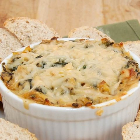 Homemade Hot Spinach Artichoke Dip Recipe