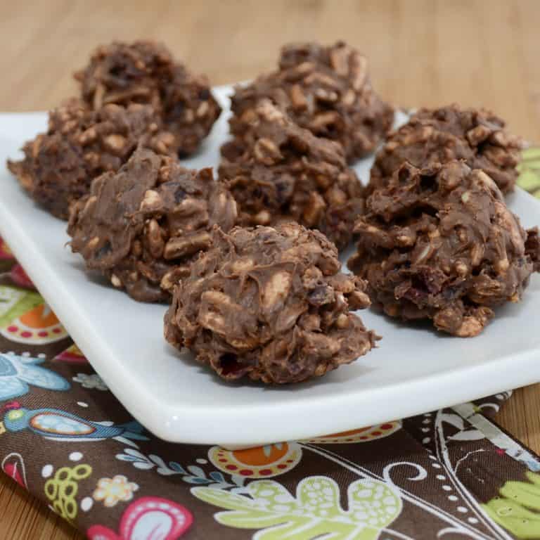 Double Chocolate Almond Cherry Crisps - Sweet Pea's Kitchen