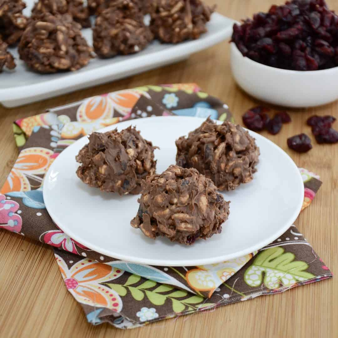 Double Chocolate Almond Cherry Crisps - Sweet Pea's Kitchen