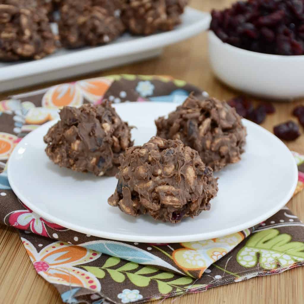 Double Chocolate Almond Cherry Crisps - Sweet Pea's Kitchen