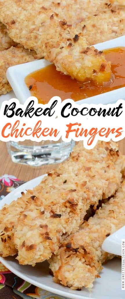 Baked Coconut Chicken Fingers - Sweet Pea's Kitchen