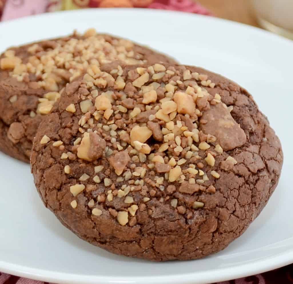 Chewy Toffee Brownie Cookies Sweet Pea's Kitchen