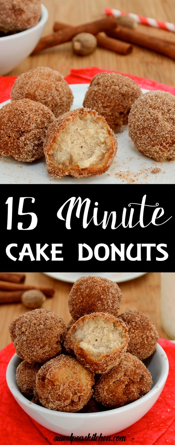 15 Minute Cake Donuts - Sweet Pea's Kitchen