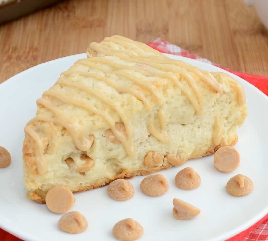 Simple Scone Recipe with Peanut Butter Chips