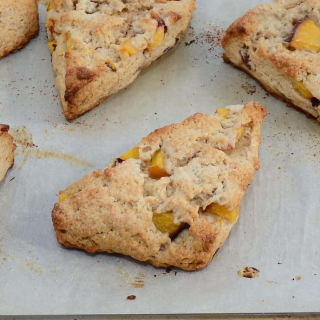 Peaches and Cream Scones Sweet Pea's Kitchen
