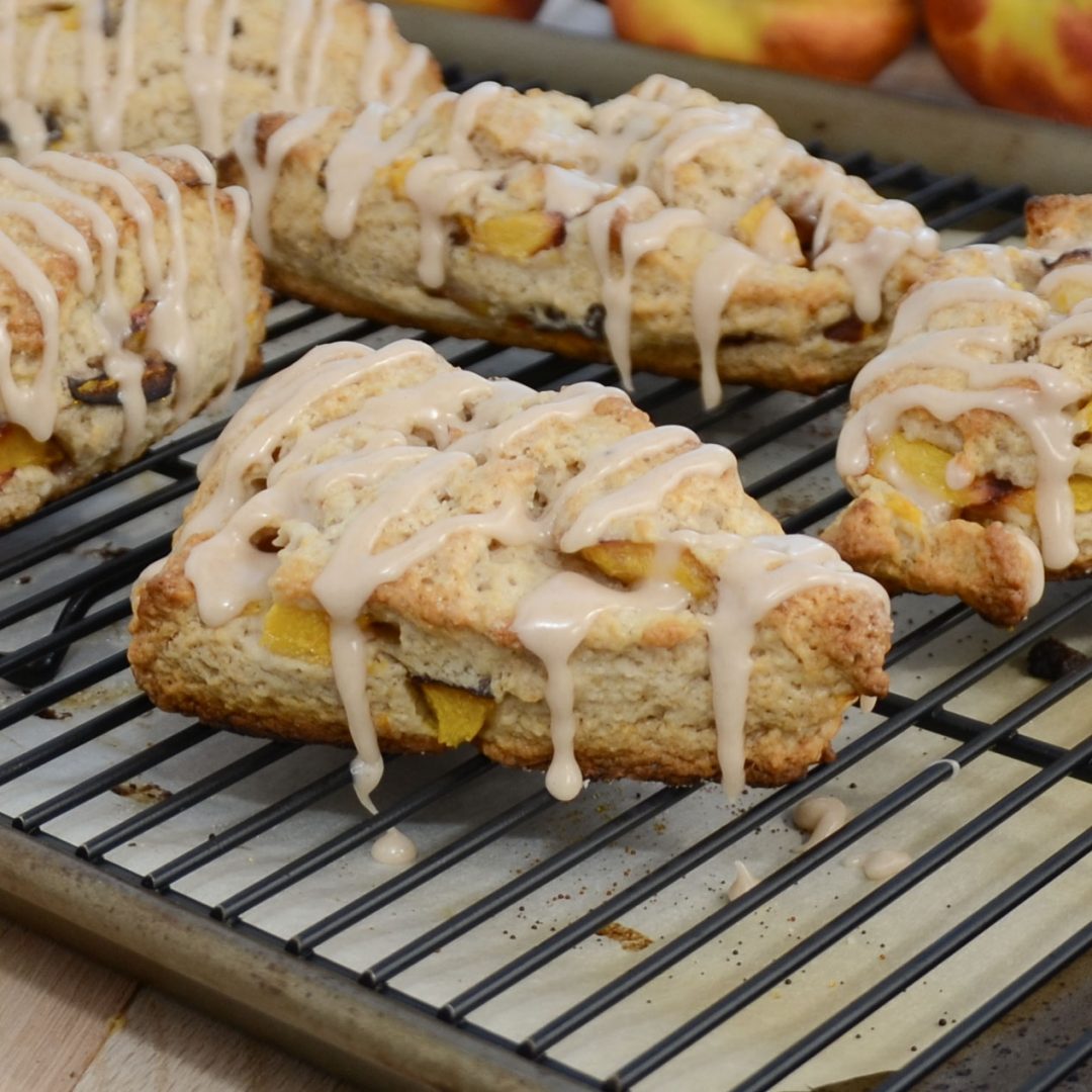 Peaches and Cream Scones Sweet Pea's Kitchen