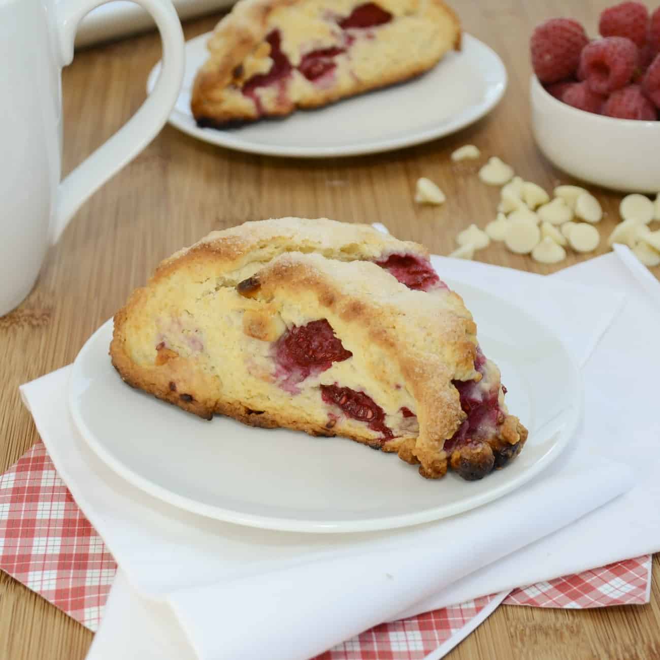 Raspberry White Chocolate Scones Sweet Pea S Kitchen