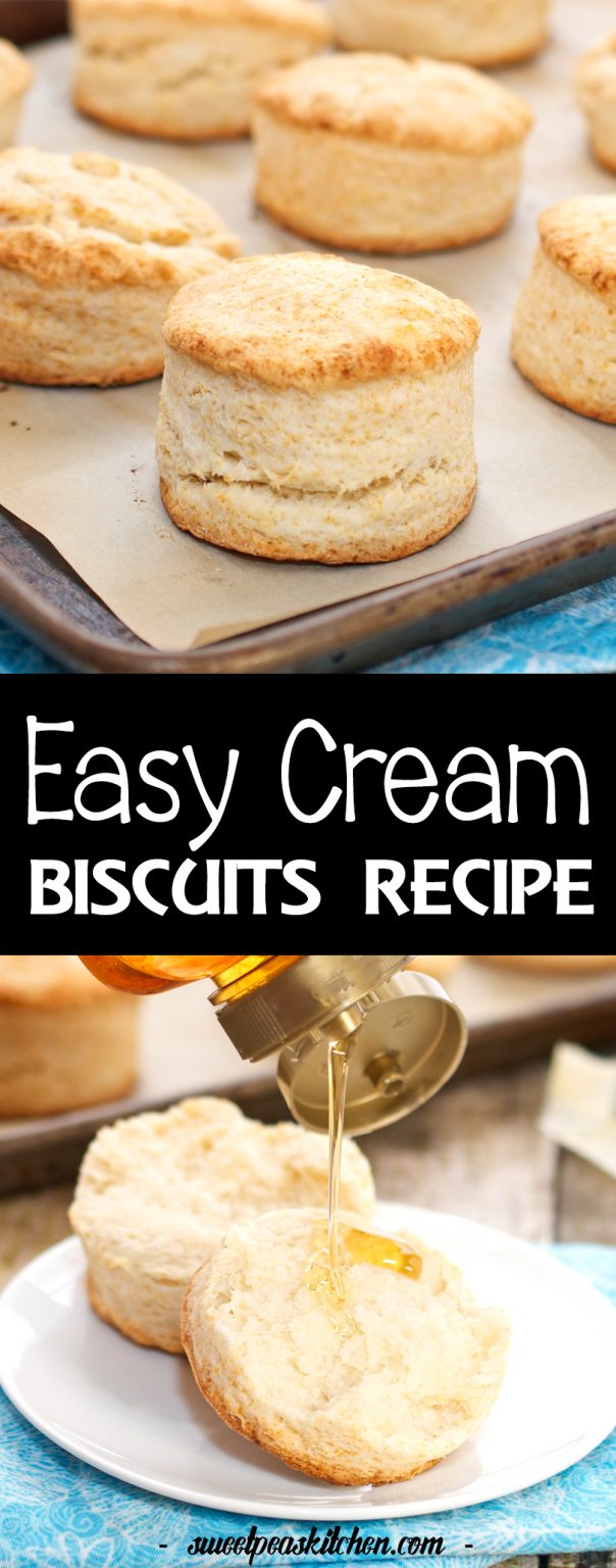 Easy Cream Biscuits Recipe - Sweet Pea's Kitchen