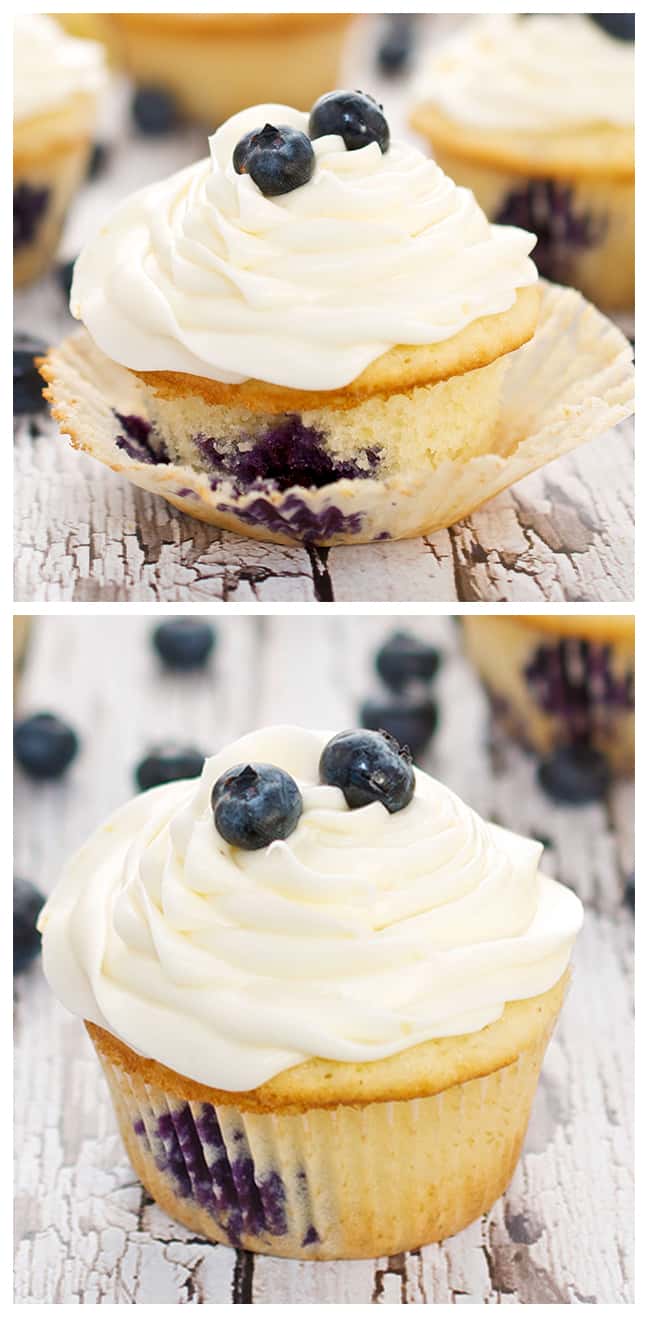 Lemon Blueberry Cupcakes