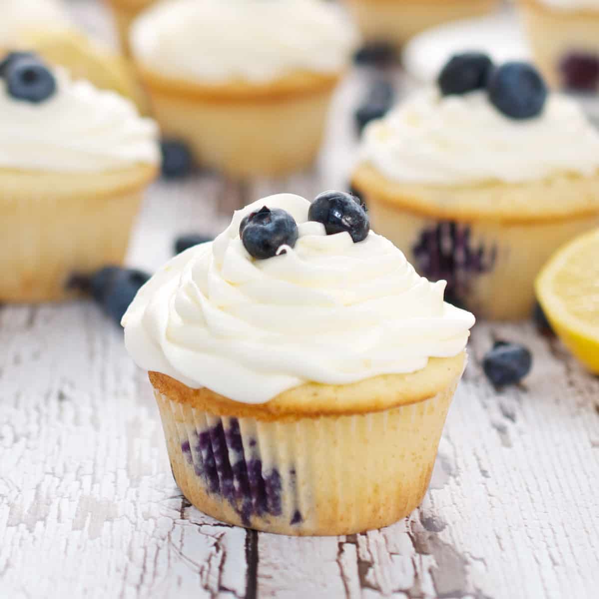 Lemon Blueberry Cupcakes