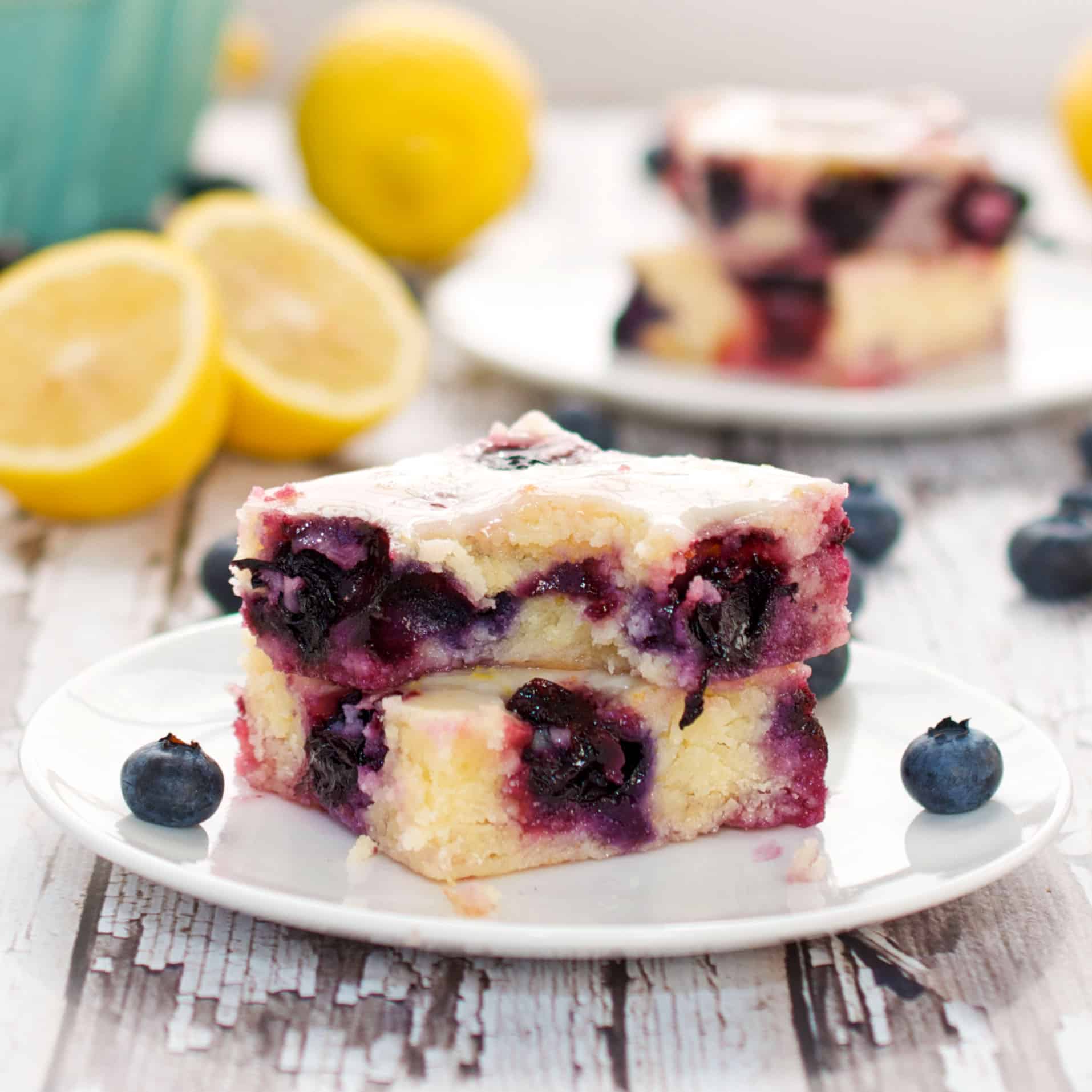 The Best Blueberry Lemon Brownies From Scratch - Sweet Pea's Kitchen