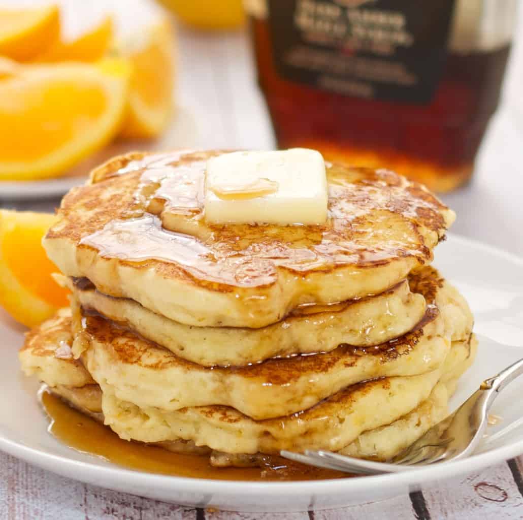 Orange Ricotta Pancakes-image