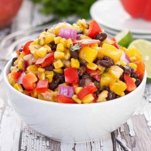 Mango Black Bean and Corn Salad - Sweet Pea's Kitchen