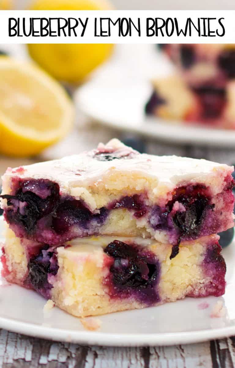 The Best Blueberry Lemon Brownies From Scratch Sweet Pea's Kitchen