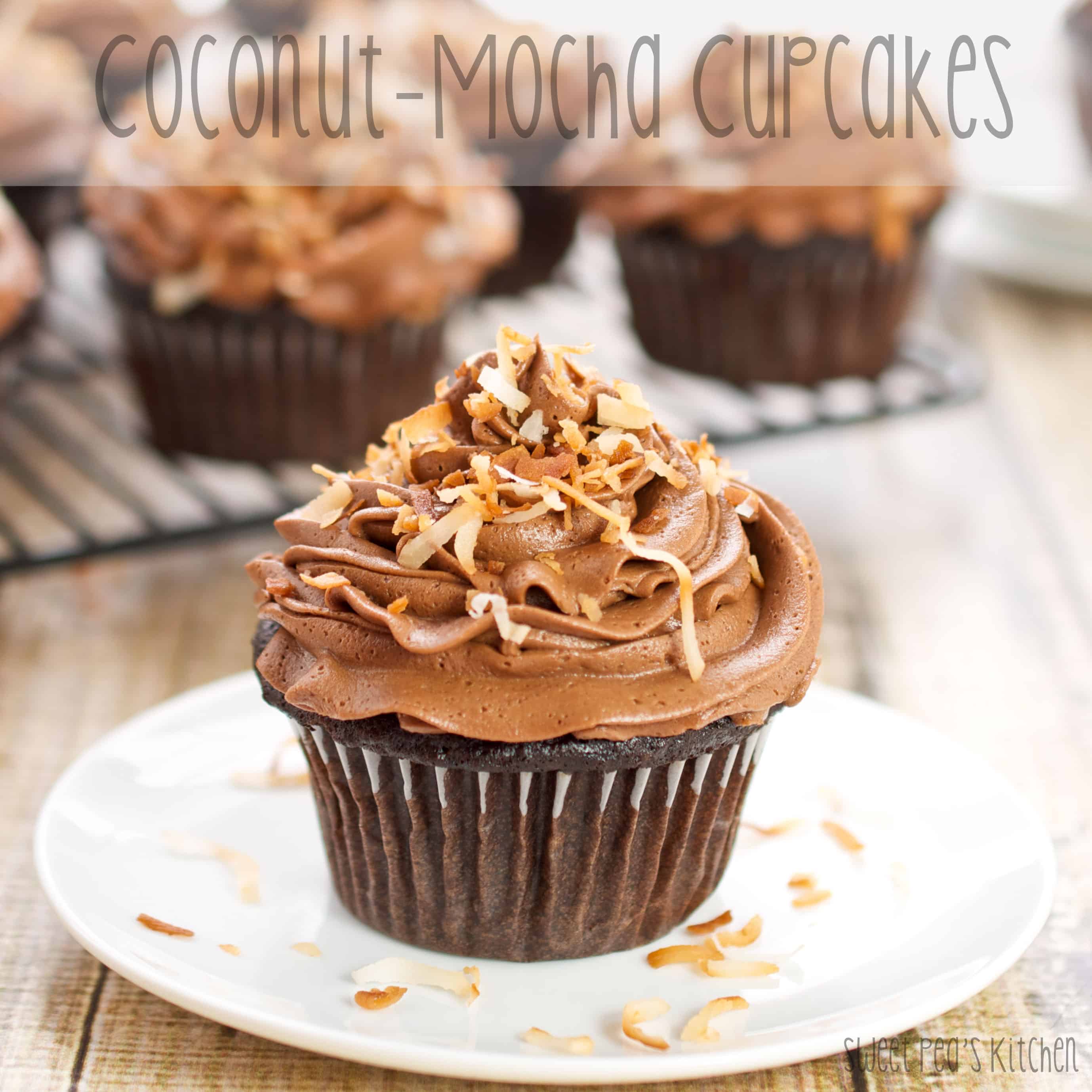 chocolate coconut cupcakes