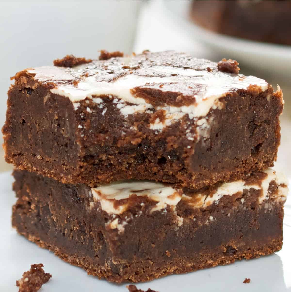 Easy Homemade Fudgy Swirl Brownies Recipe