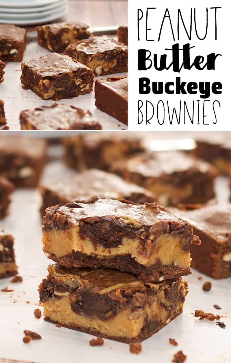peanut butter Buckeye Brownies