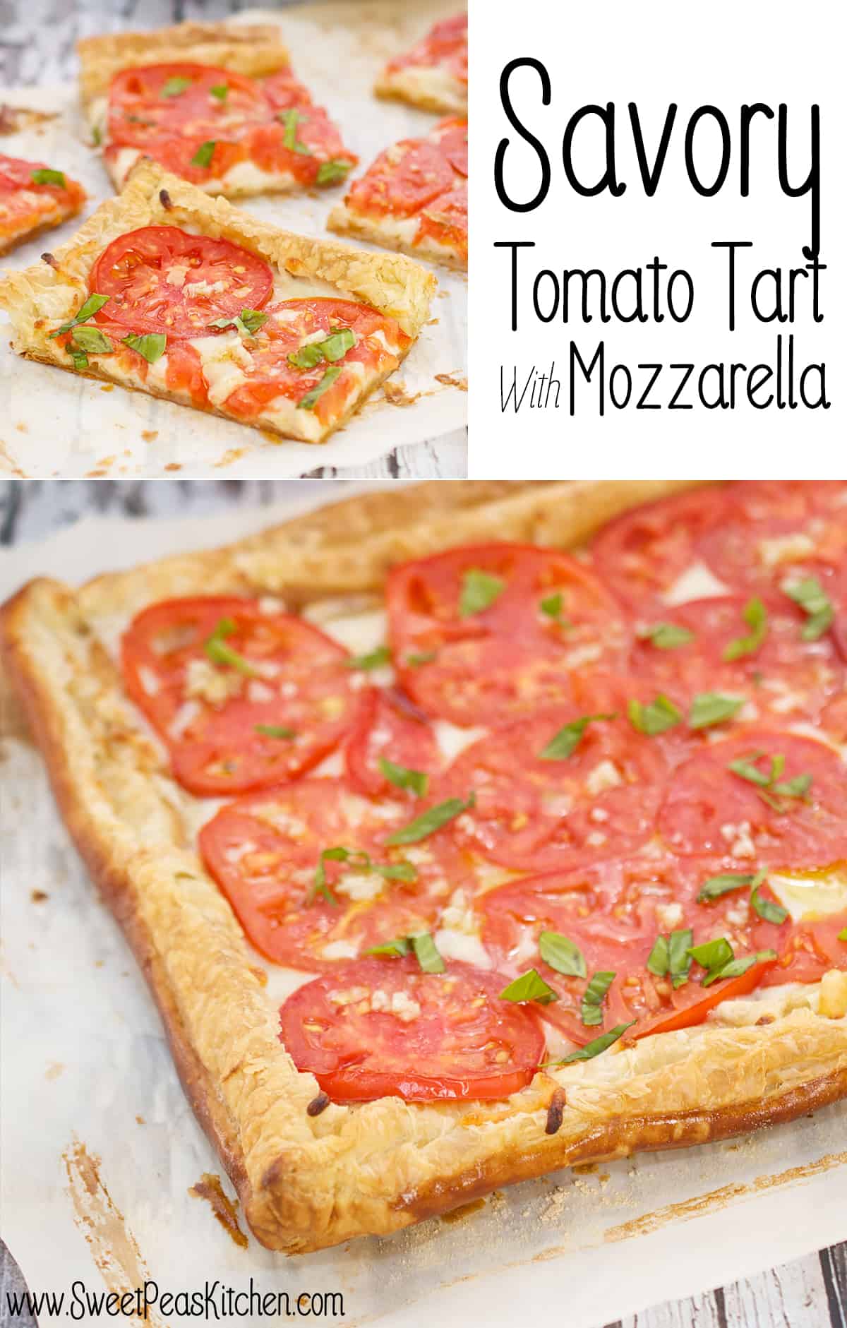 Savory Tomato Tart Recipe With Mozzarella