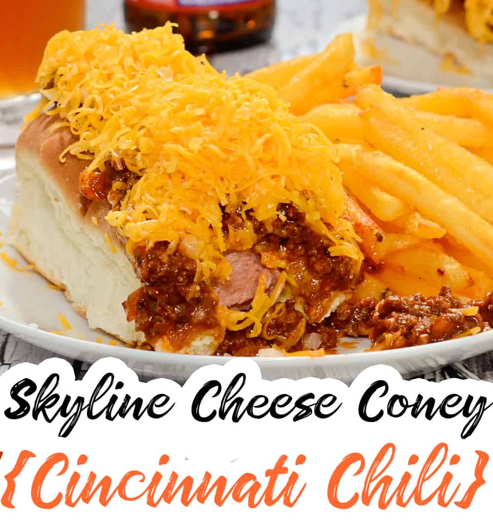 Skyline Cheese Coney {Cincinnati Chili}