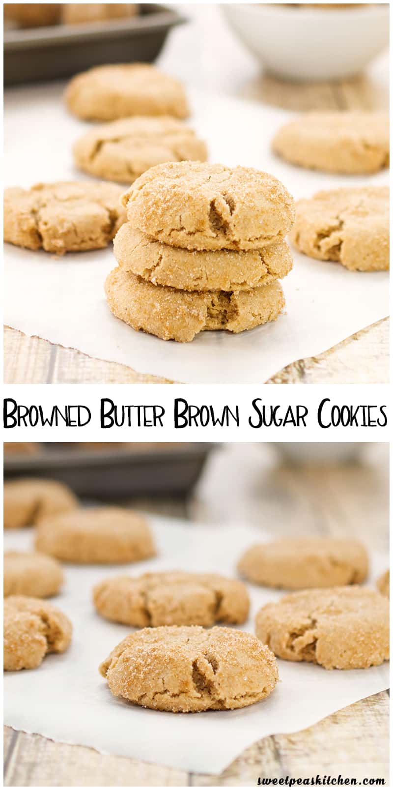 Browned Butter Brown Sugar Cookies