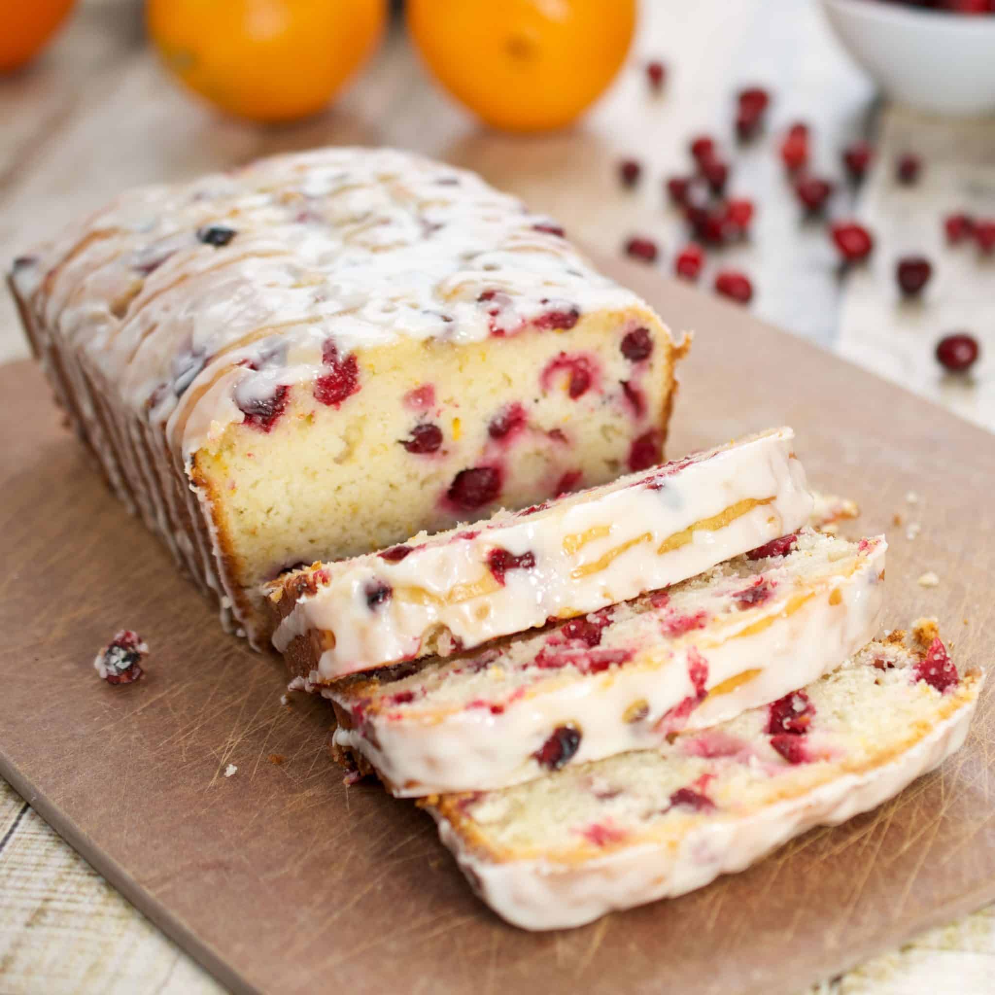 Delicious Cranberry Orange Bread with Simple Glaze - Sweet Pea's Kitchen