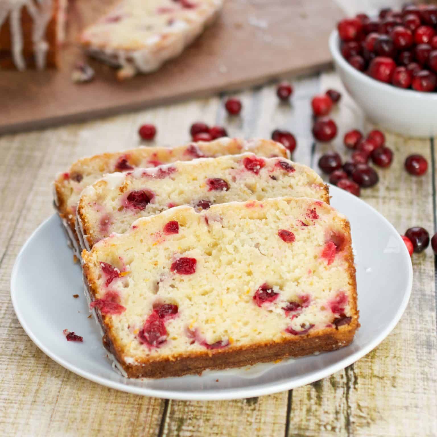Delicious Cranberry Orange Bread with Simple Glaze Sweet Pea's Kitchen