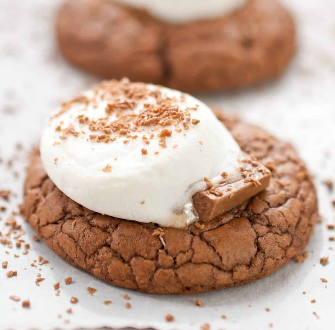 Chocolate Hot Cocoa Cookies