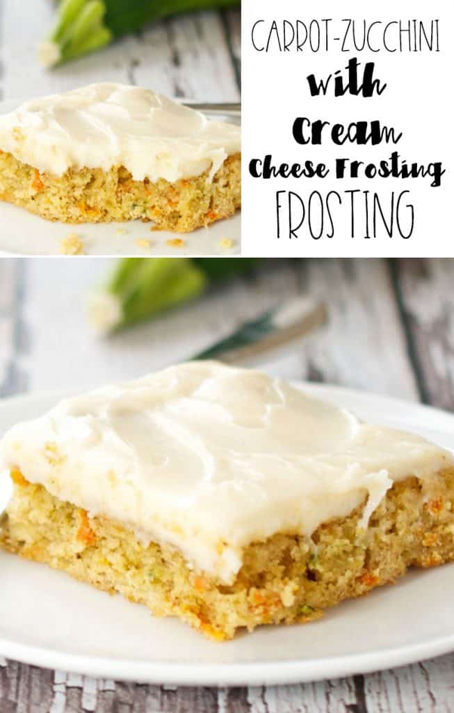 Carrot-Zucchini Bars with Cream Cheese Frosting - Sweet Pea's Kitchen