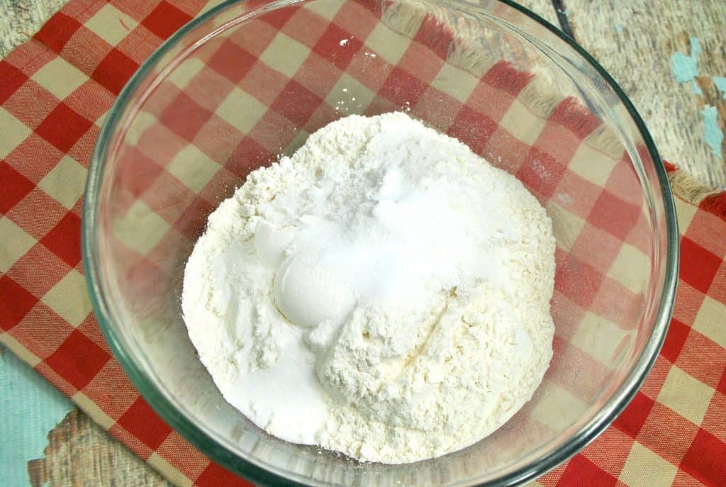 dry ingredients for pumpkin doughnuts