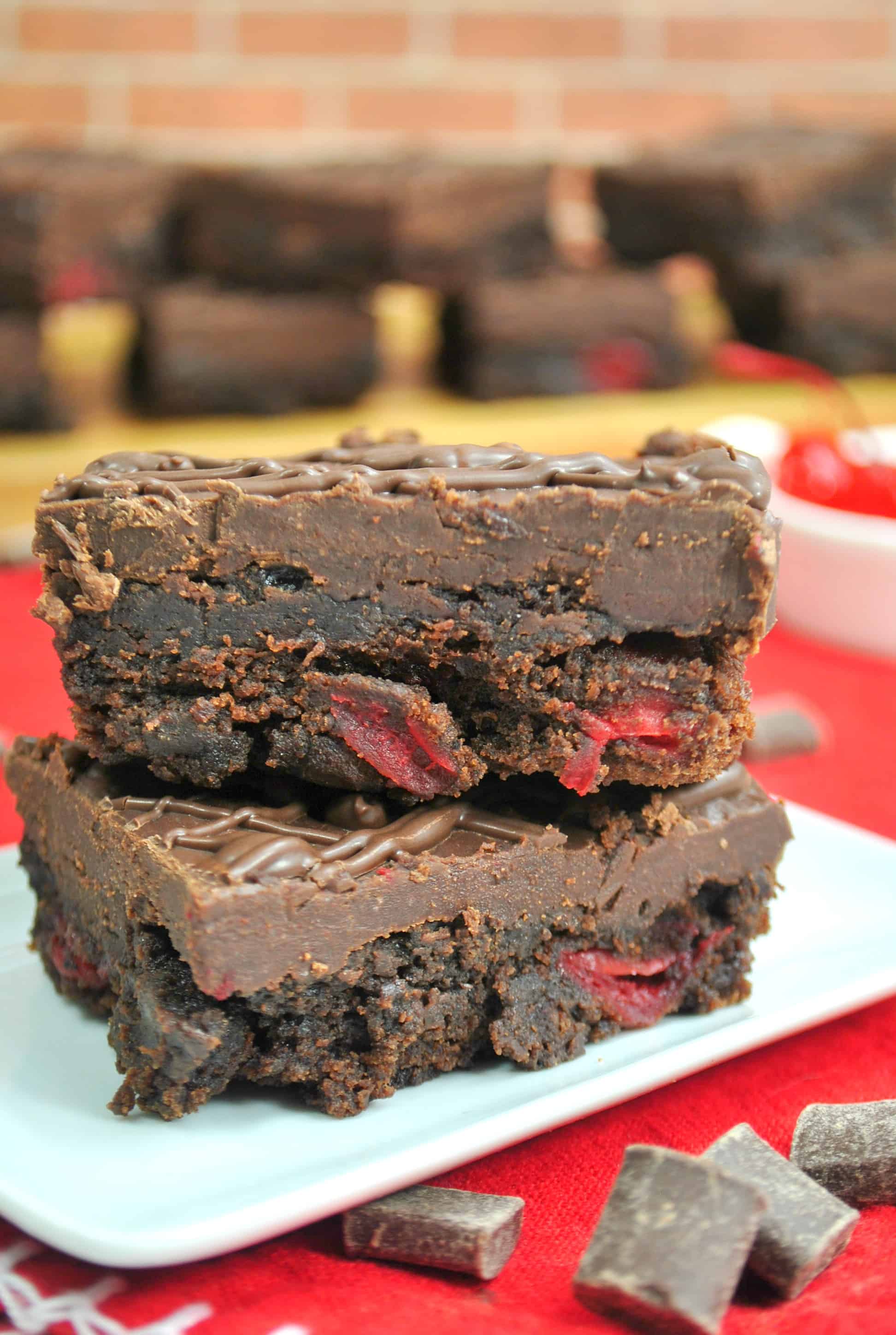 Easy Black Forest Brownies from Scratch Recipe