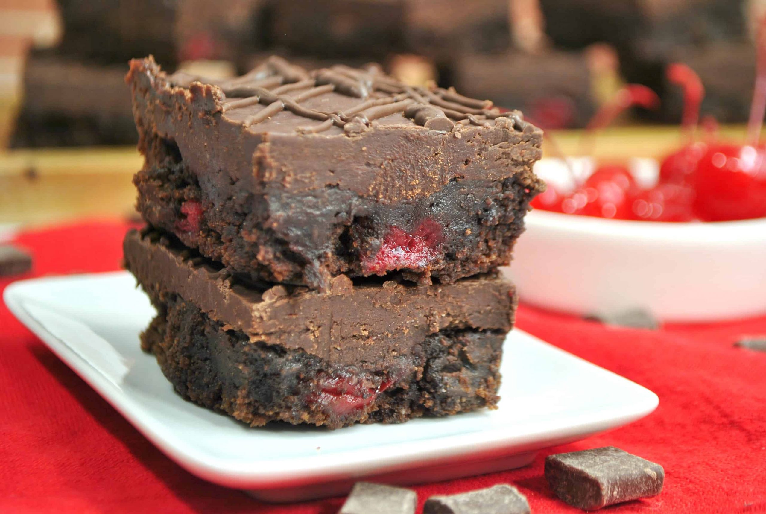 Black Forest Brownies Recipe-image