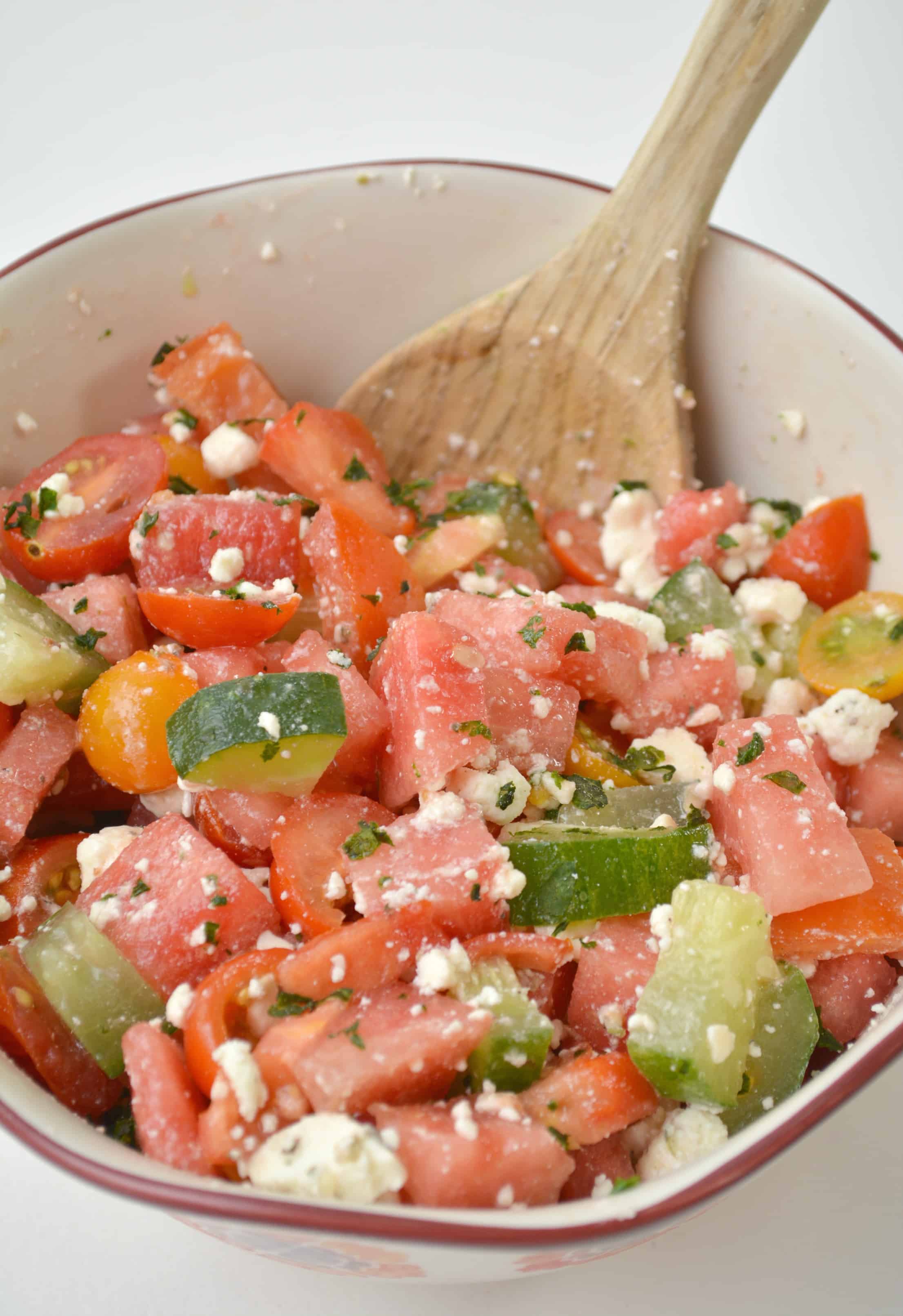 Tomato and Watermelon Salad