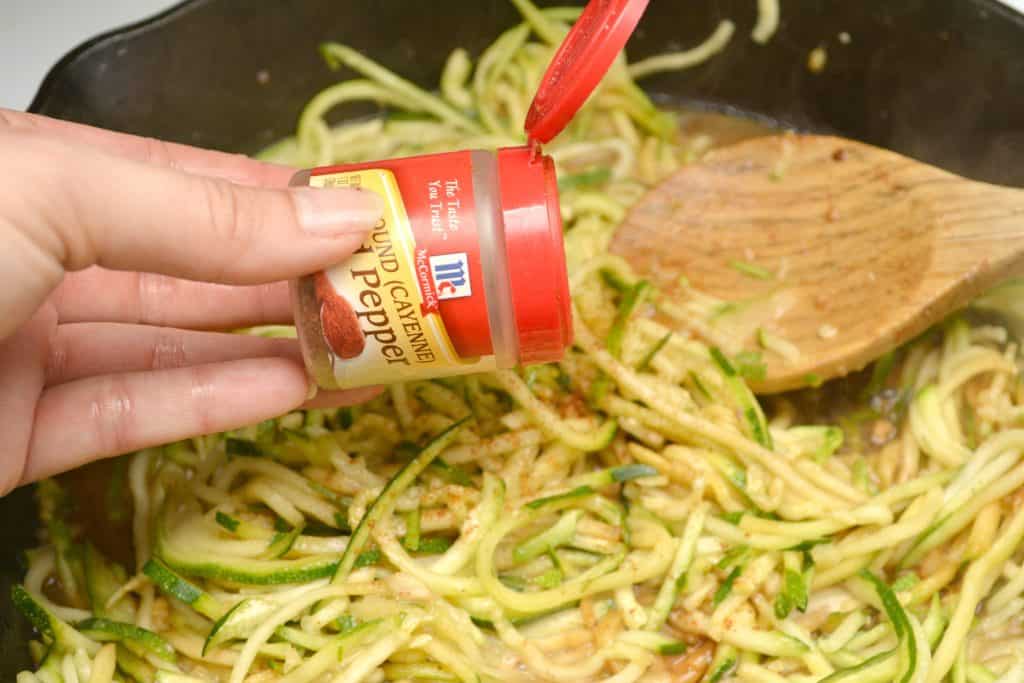 homemade zucchini noodles 