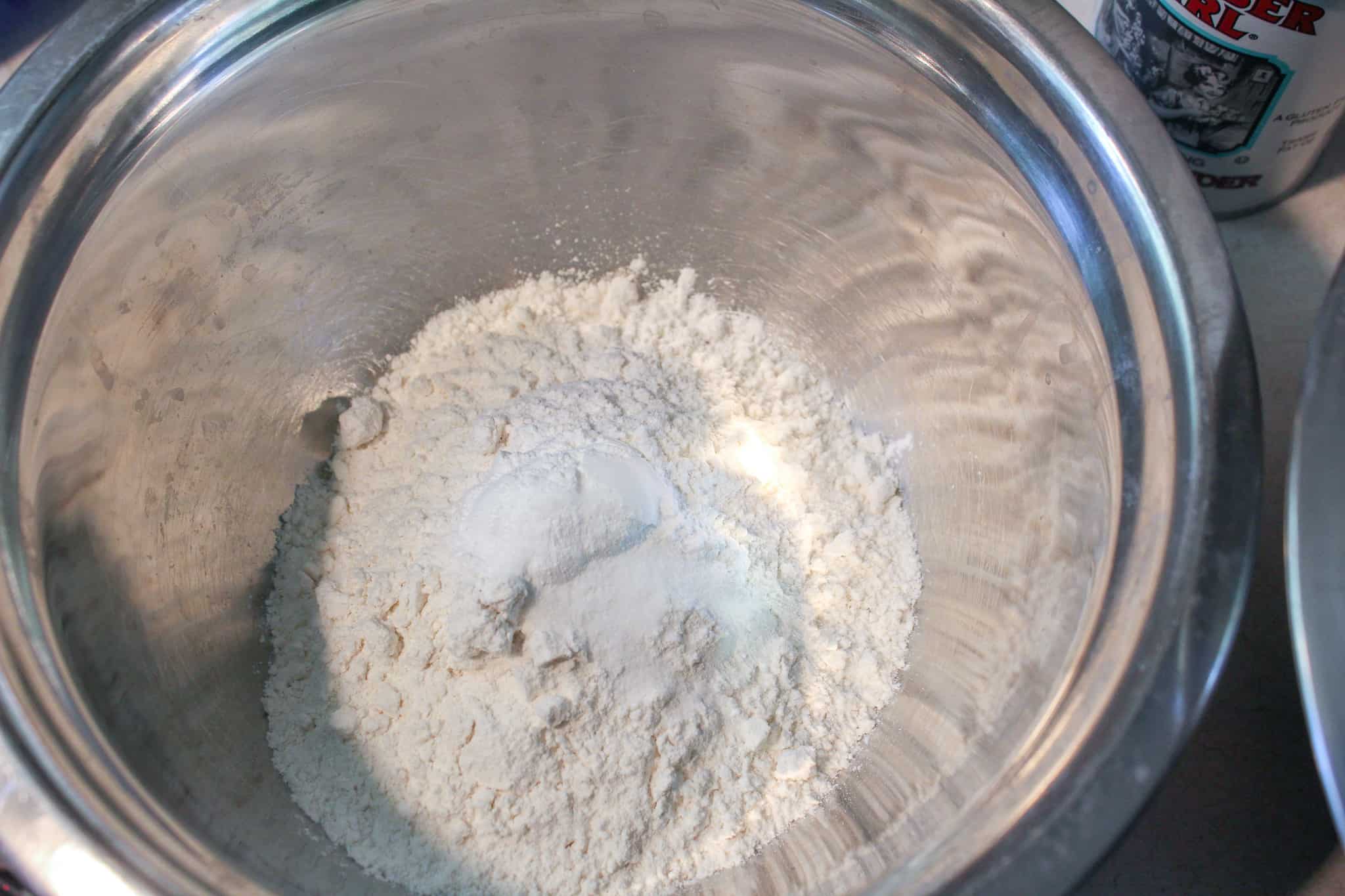 flour in bowl