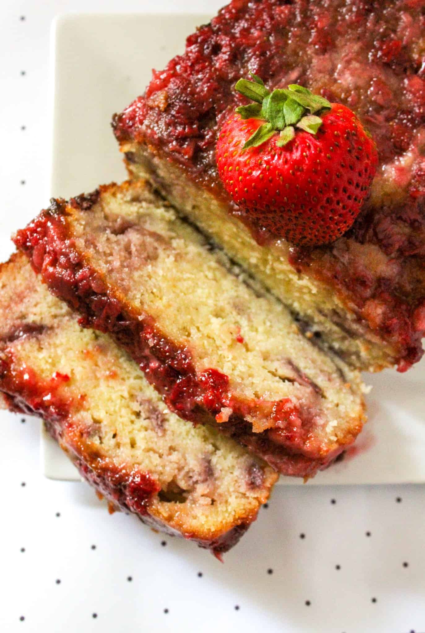 Strawberry Pound Cake