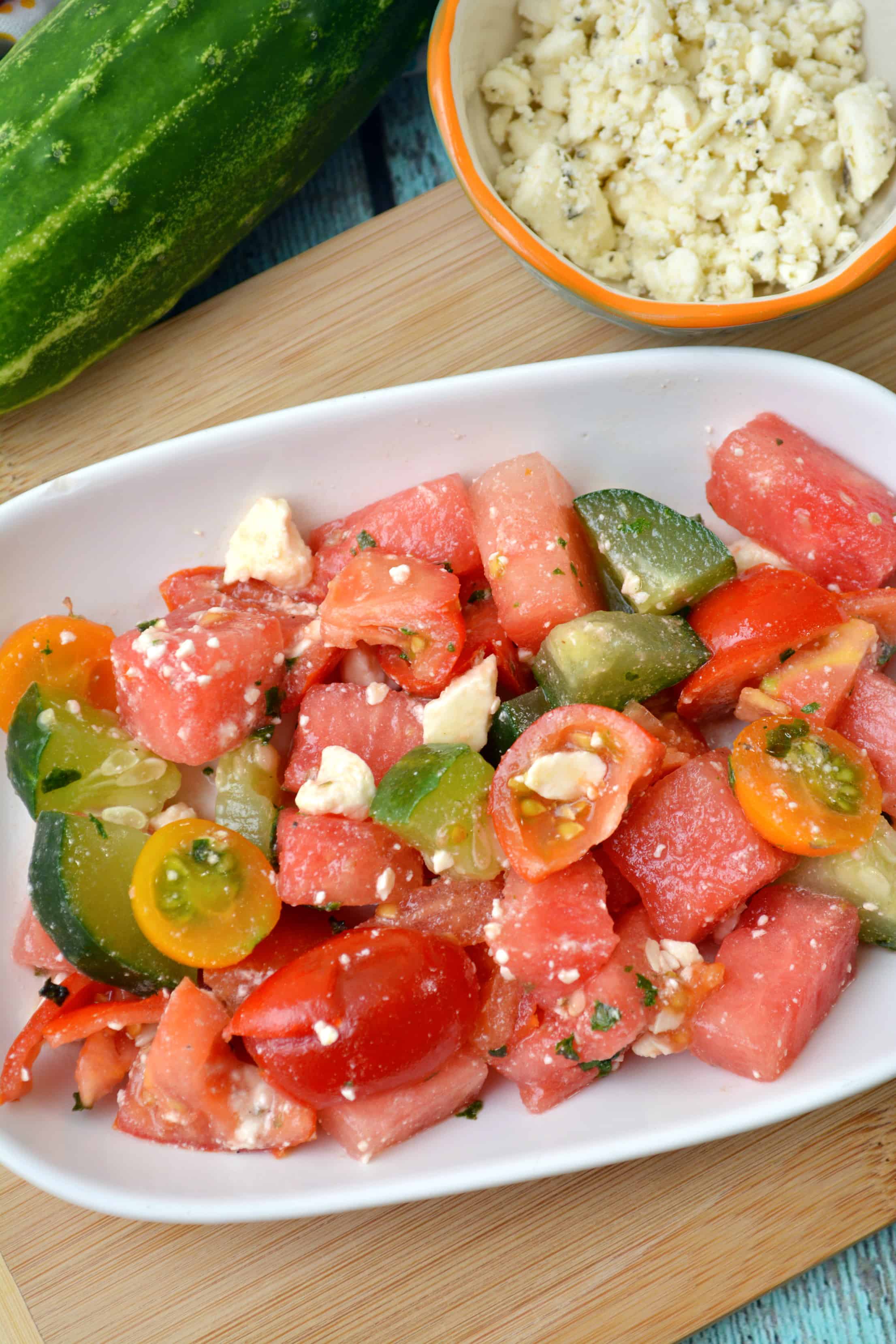 Tomato and Watermelon Salad