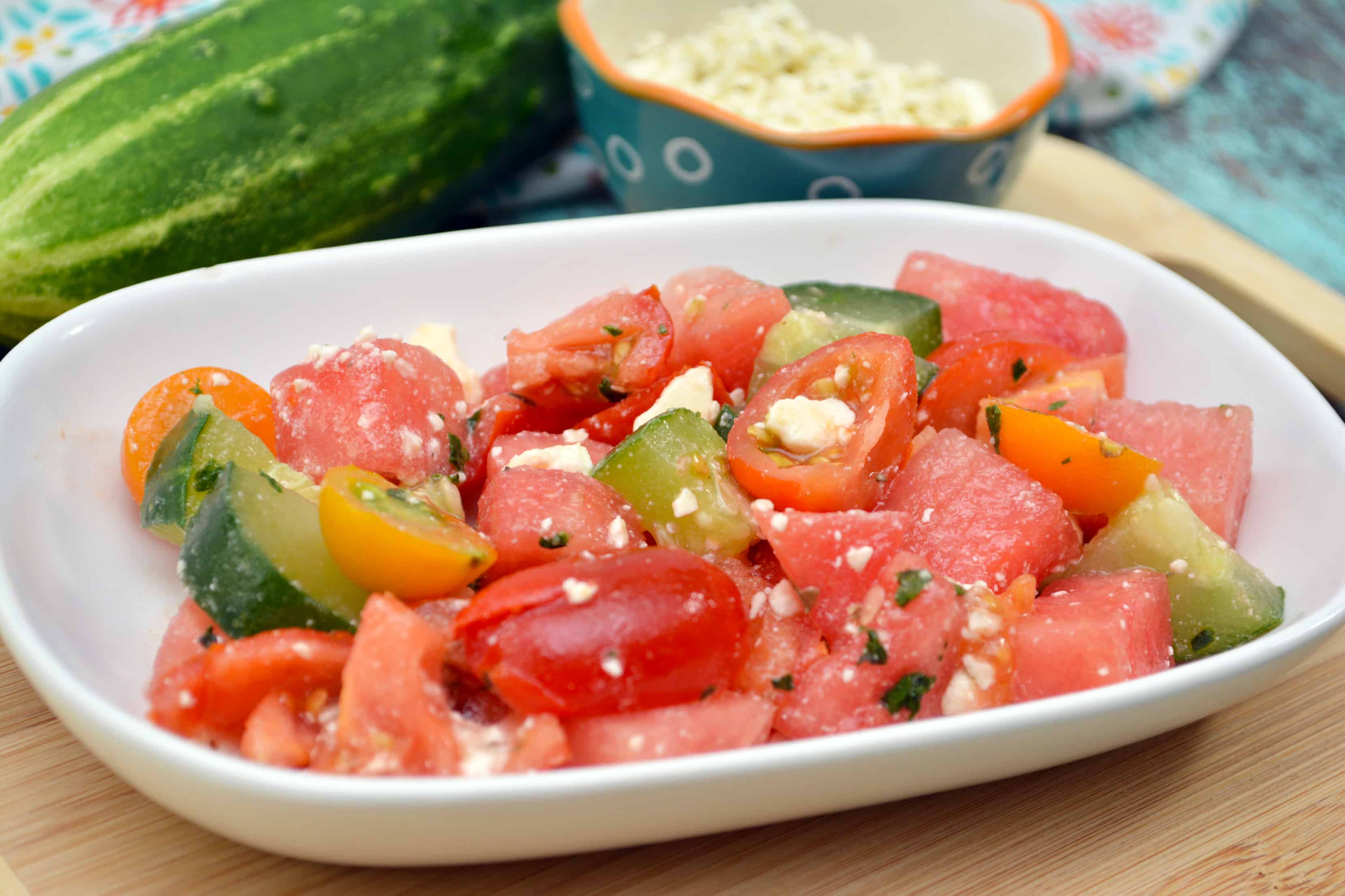 Tomato and Watermelon Salad