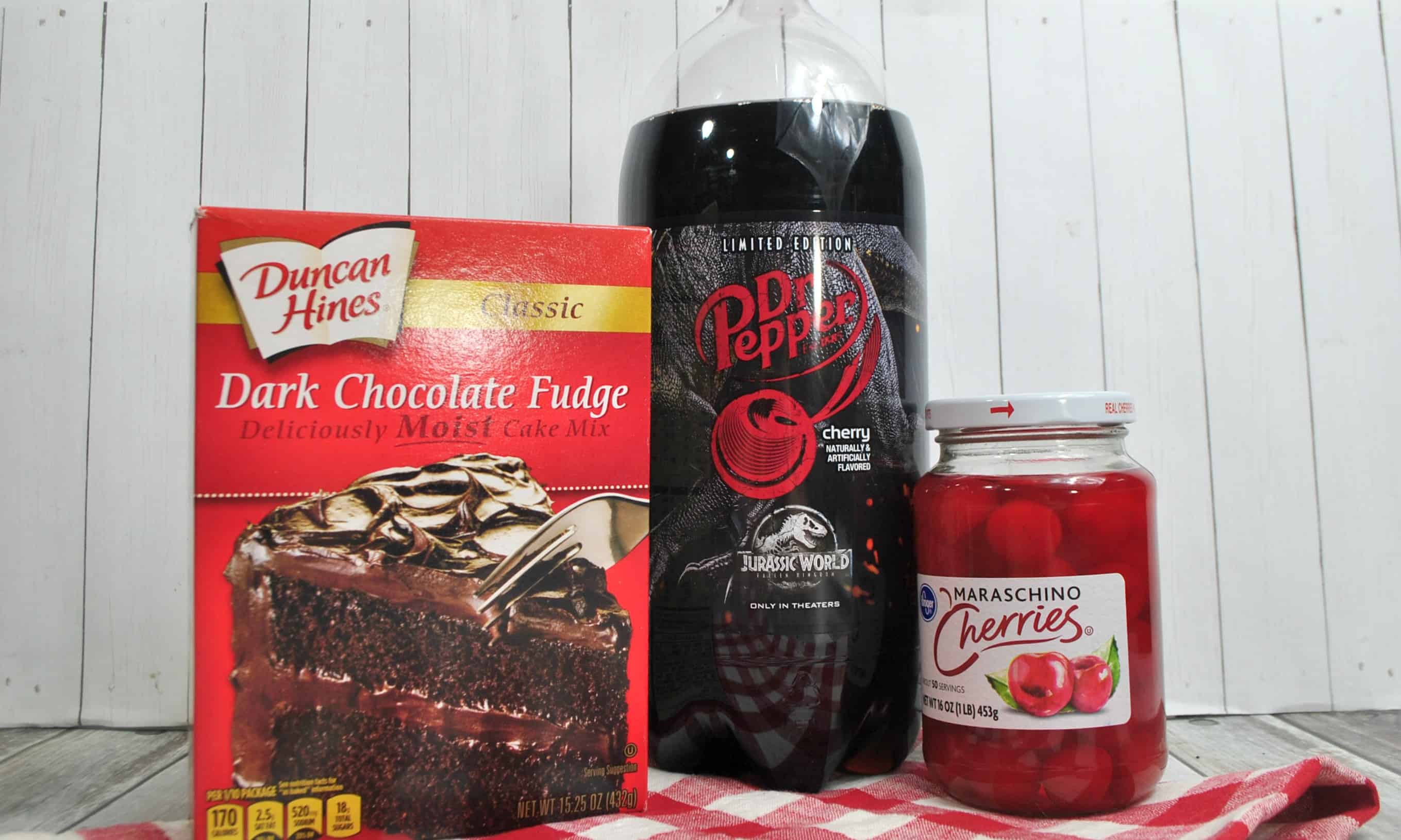 ingredients chocolate cherry Dr Pepper Cake